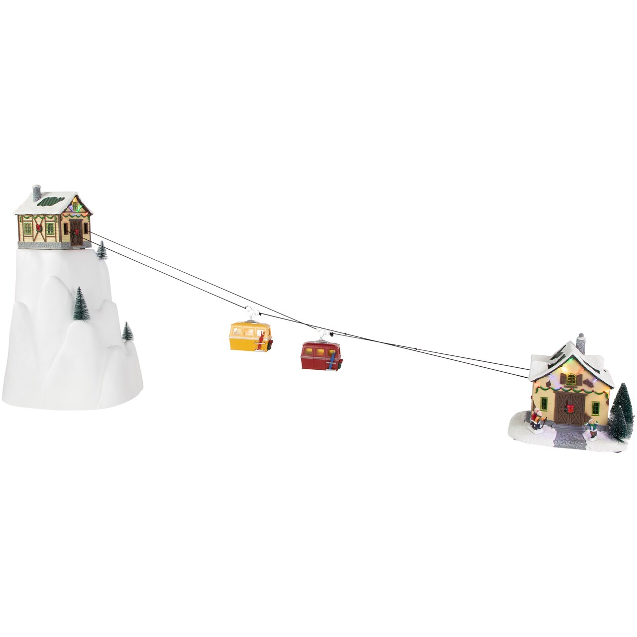 Northlight Animated and Musical Trolley Car Ride LED Lighted Christmas Village Display